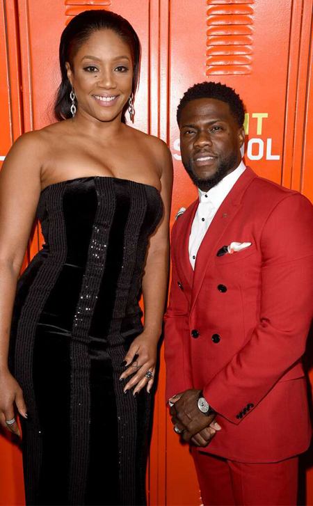 Tiffany Haddish and Kevin Hart